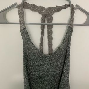 Strappy back tank top